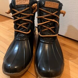 Sperry Women’s Black Duck Boots